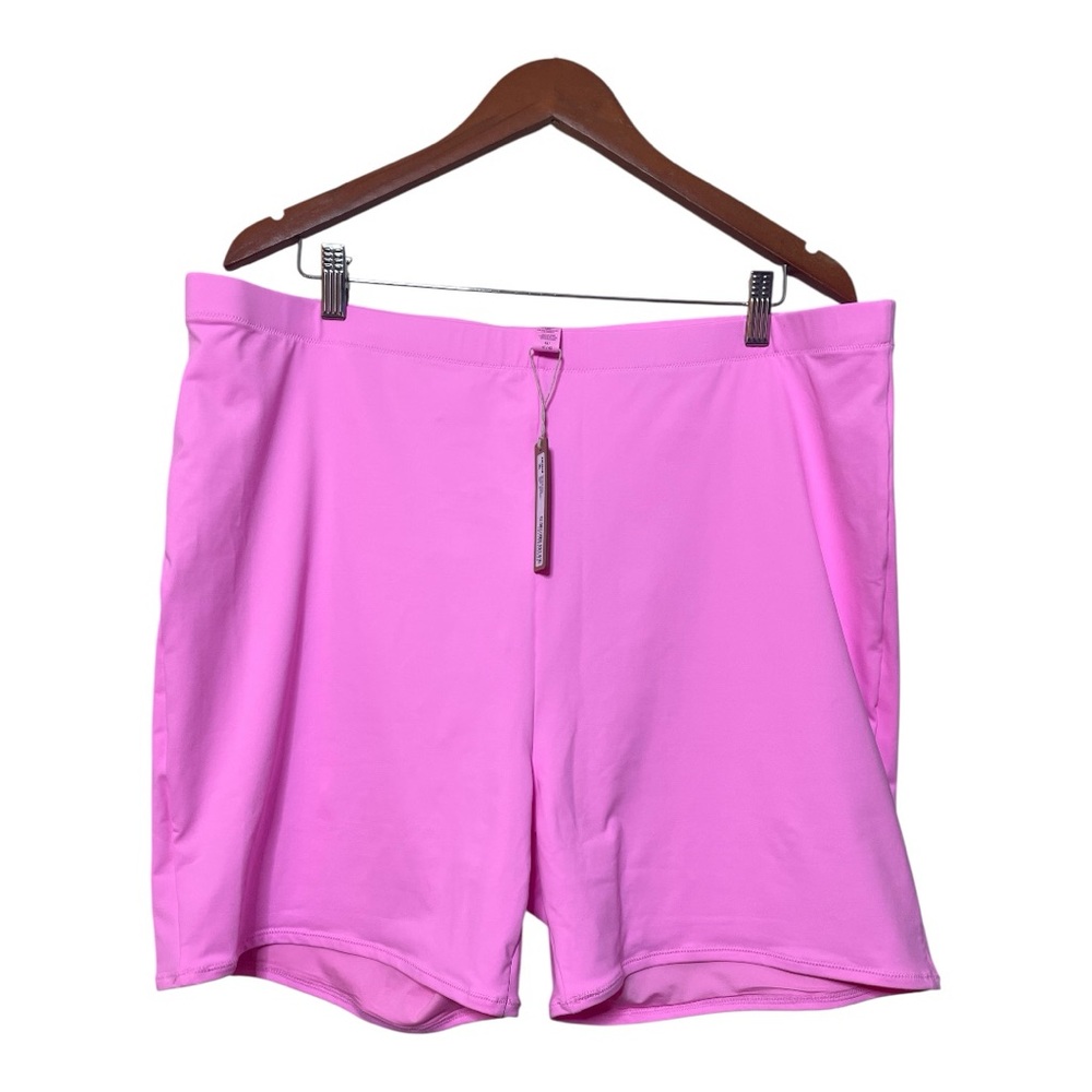 SKIMS Recycled Swim Mid Waist Shorts | Light Pink | 4X